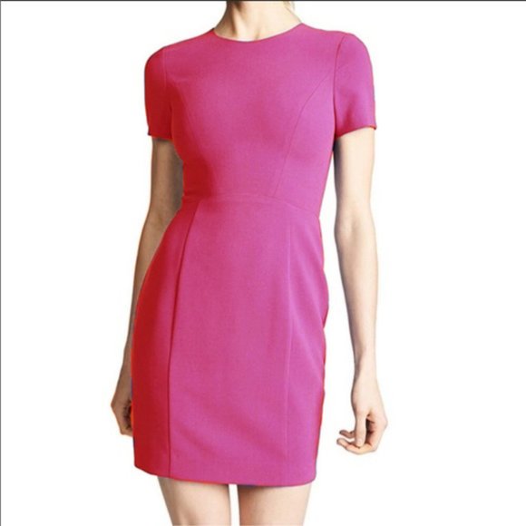 black halo jodee mini dress Black Halo Lovie Mini dress in Rose Fraise